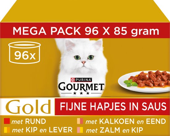 Gourmet gold fijne hapjes in saus