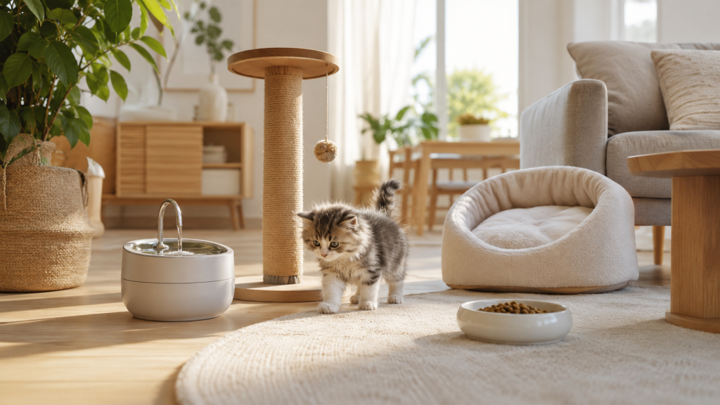 Een nieuwe kat inhuis dit heb je nodig
