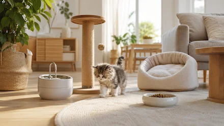 Een nieuwe kat inhuis dit heb je nodig