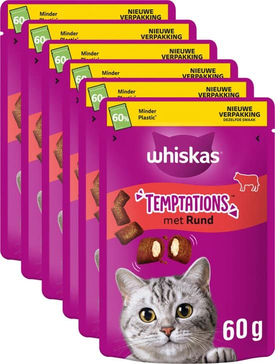 Whiskas temptations rund